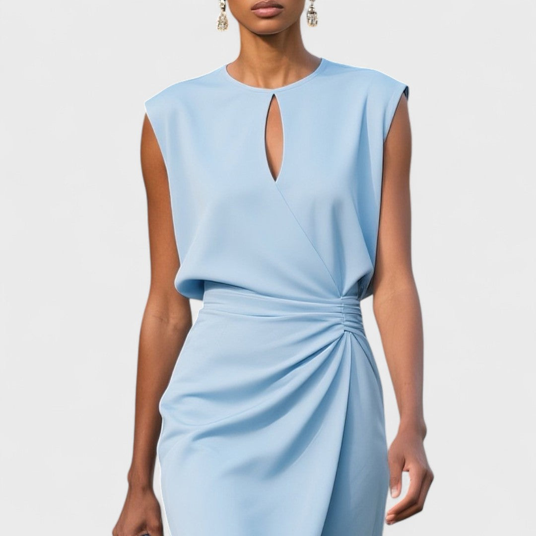 Olena – Elegantní zavinovací midi šaty