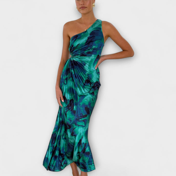 Sienna - Elegantní Maxi Šaty s Výřezem