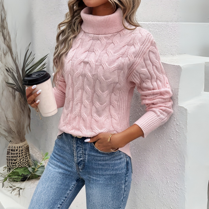 Amelia | Elegantní pletený svetr s rolákem