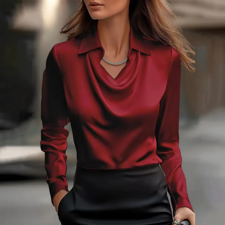 Pavla | Elegantní saténová blůza