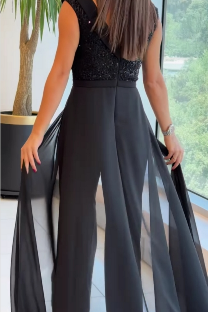 Katerina - Stylový bezrukávový kombinéza