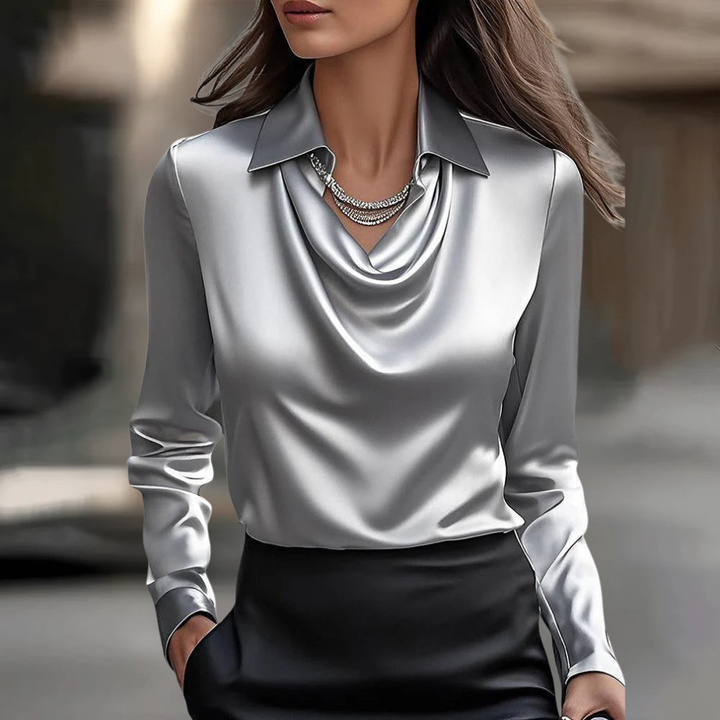 Pavla | Elegantní saténová blůza