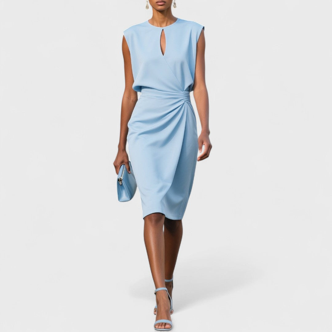 Olena – Elegantní zavinovací midi šaty