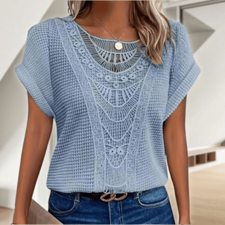 Sophie – Top s vintage krajkovými detaily