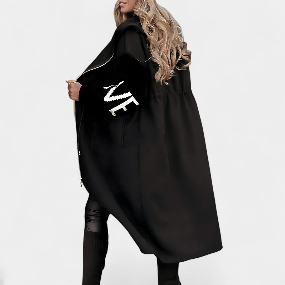 Jana – Kabátový cardigan s kapucí