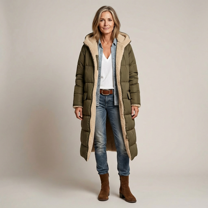 Amelia | Elegantní oboustranný kabát