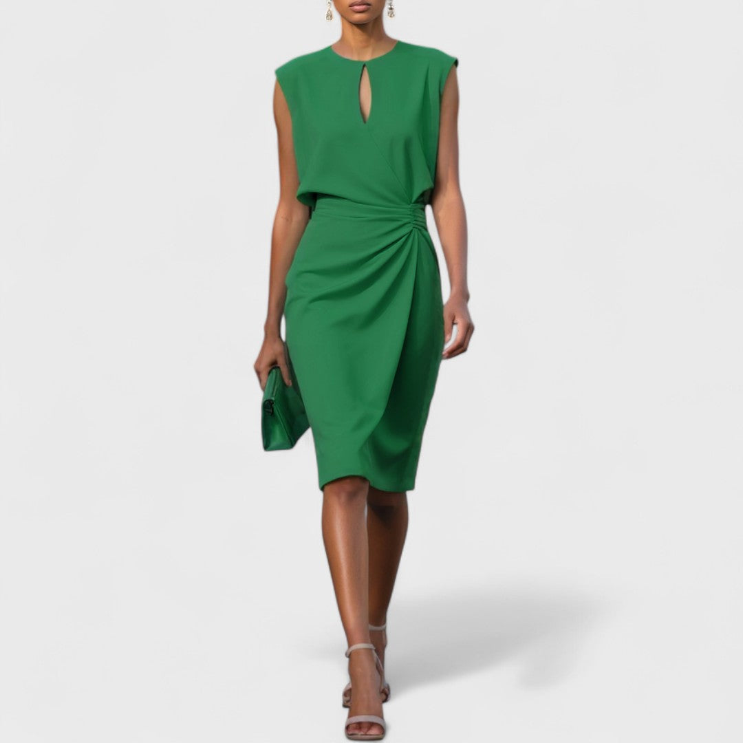 Olena – Elegantní zavinovací midi šaty