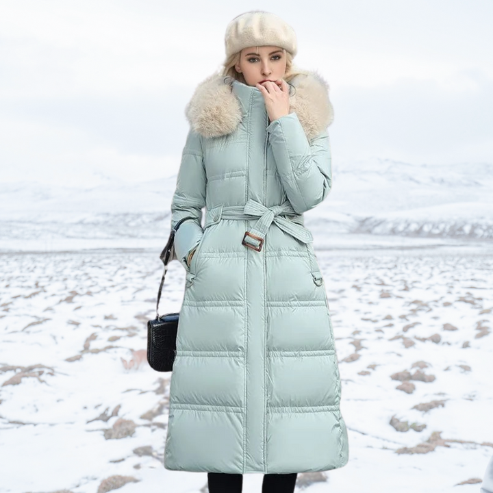 Lilian - Luxusní zimní parka s kožešinovou kapucí