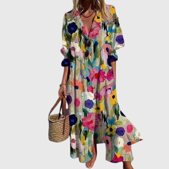 Bára - Boho stylové šaty