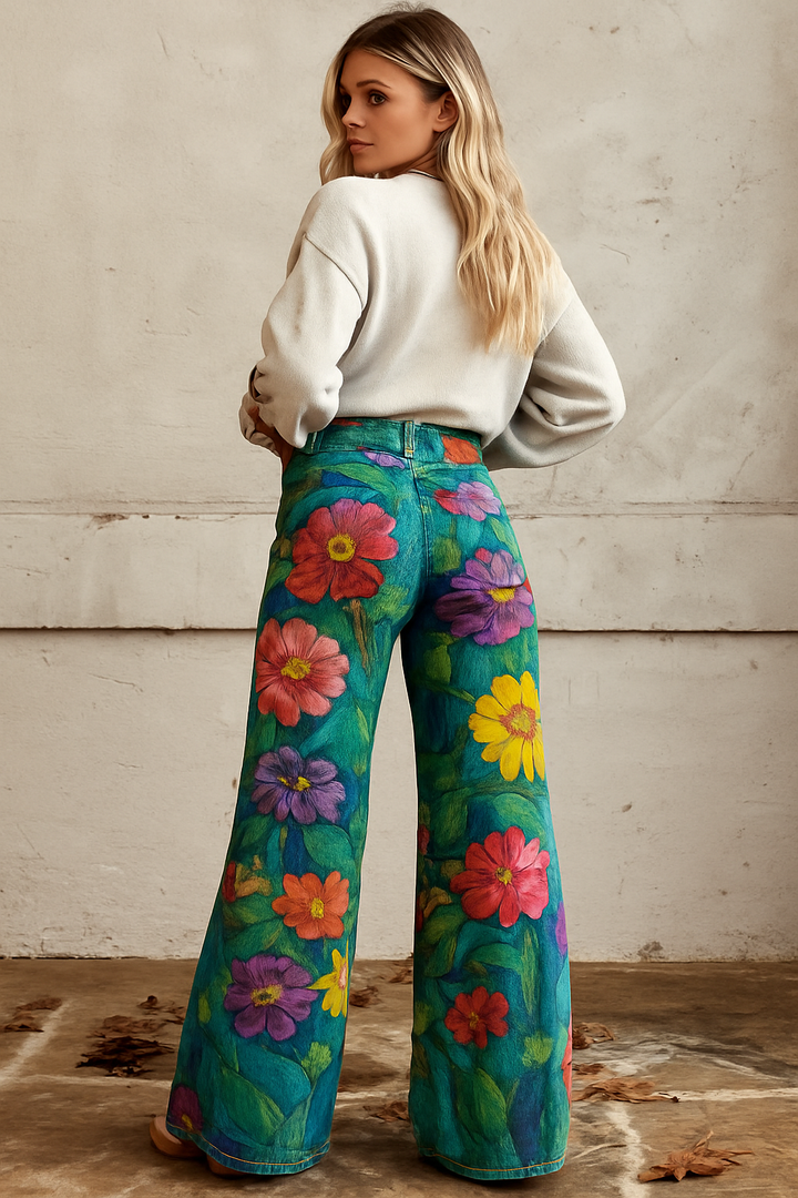 Lucie  | Vintage Boho kalhoty