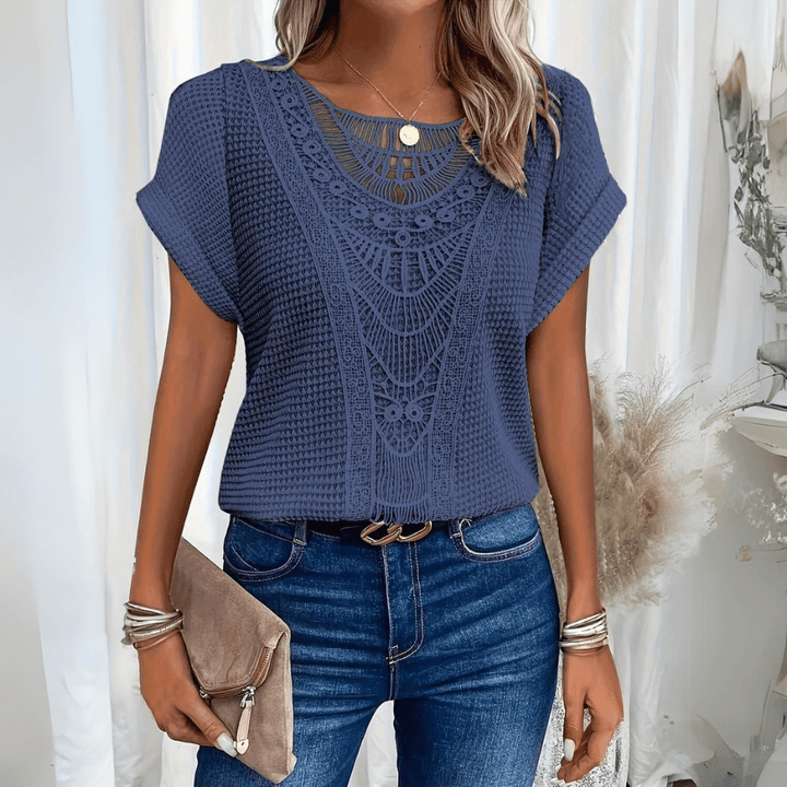 Sophie – Top s vintage krajkovými detaily
