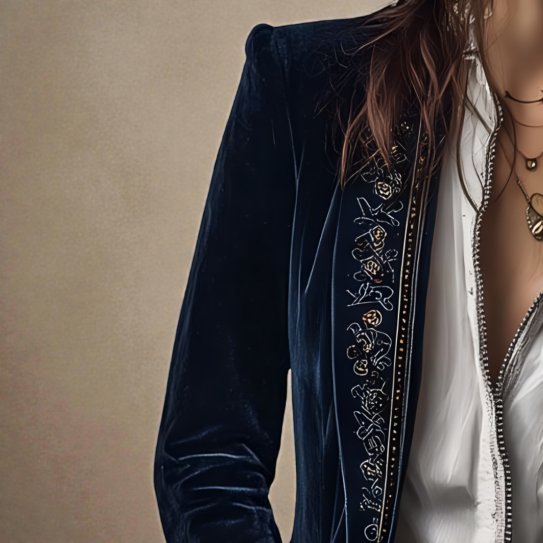 Tereza | Elegantní sametová bunda
