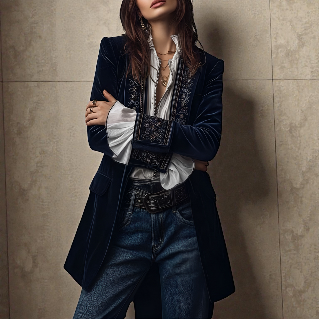 Tereza | Elegantní sametová bunda