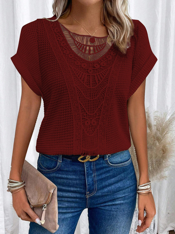 Sophie – Top s vintage krajkovými detaily