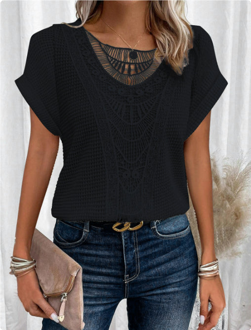Sophie – Top s vintage krajkovými detaily