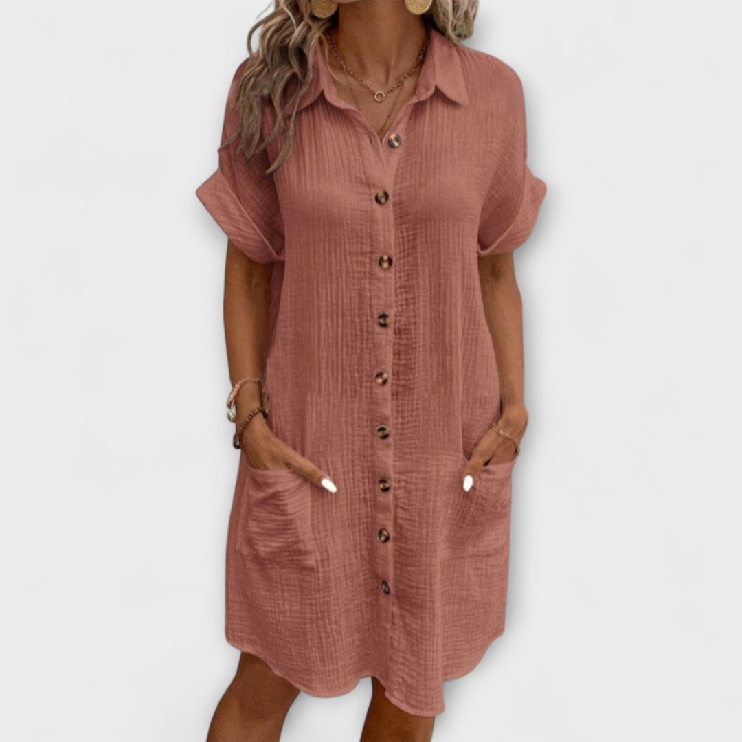 Aria - Klasické polo casual šaty
