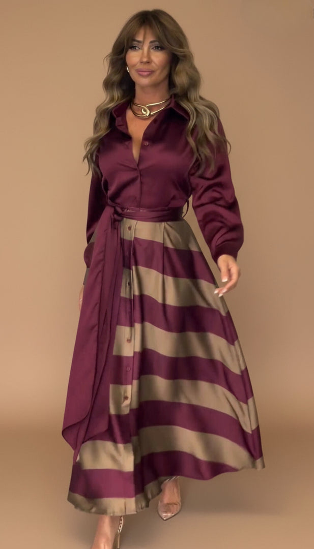 Markéta - Elegantní šaty s mašlí