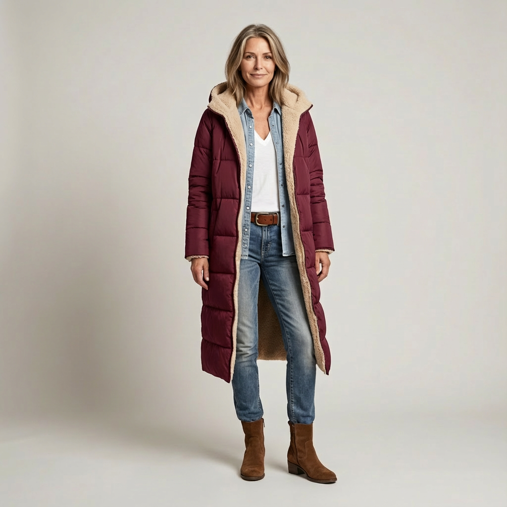 Amelia | Elegantní oboustranný kabát