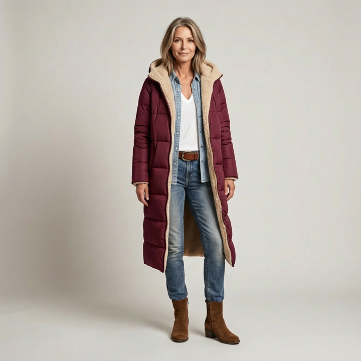 Amelia | Elegantní oboustranný kabát
