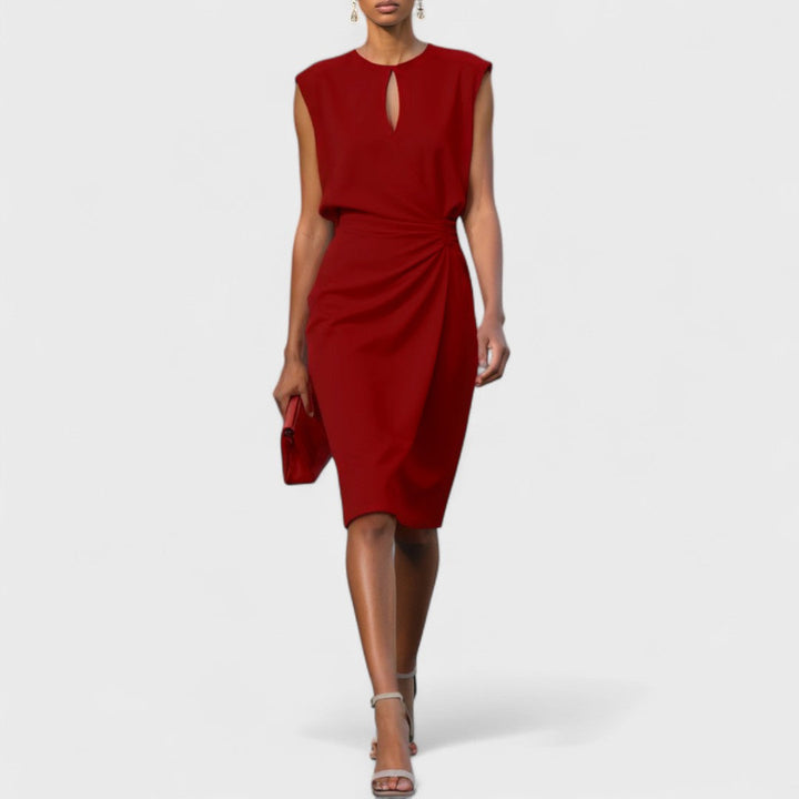 Olena – Elegantní zavinovací midi šaty
