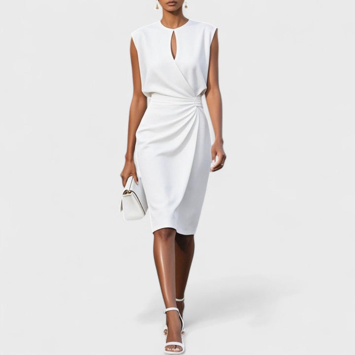 Olena – Elegantní zavinovací midi šaty