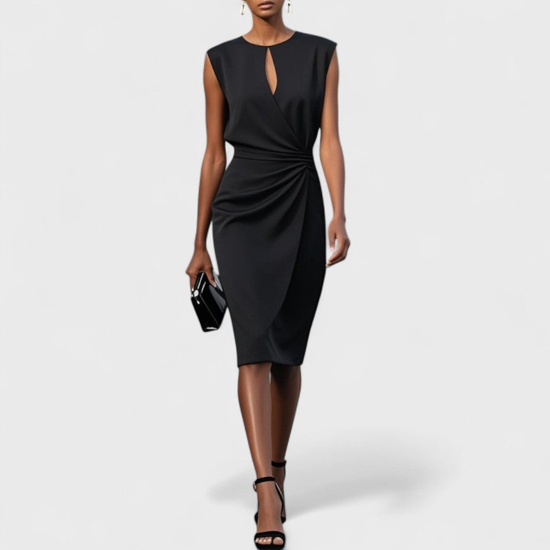 Olena – Elegantní zavinovací midi šaty