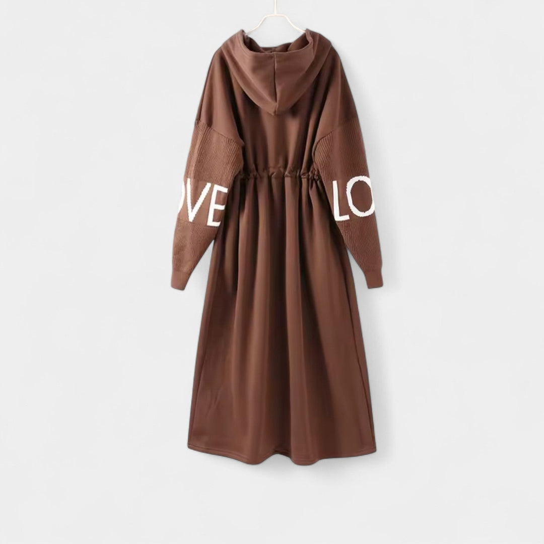 Jana – Kabátový cardigan s kapucí