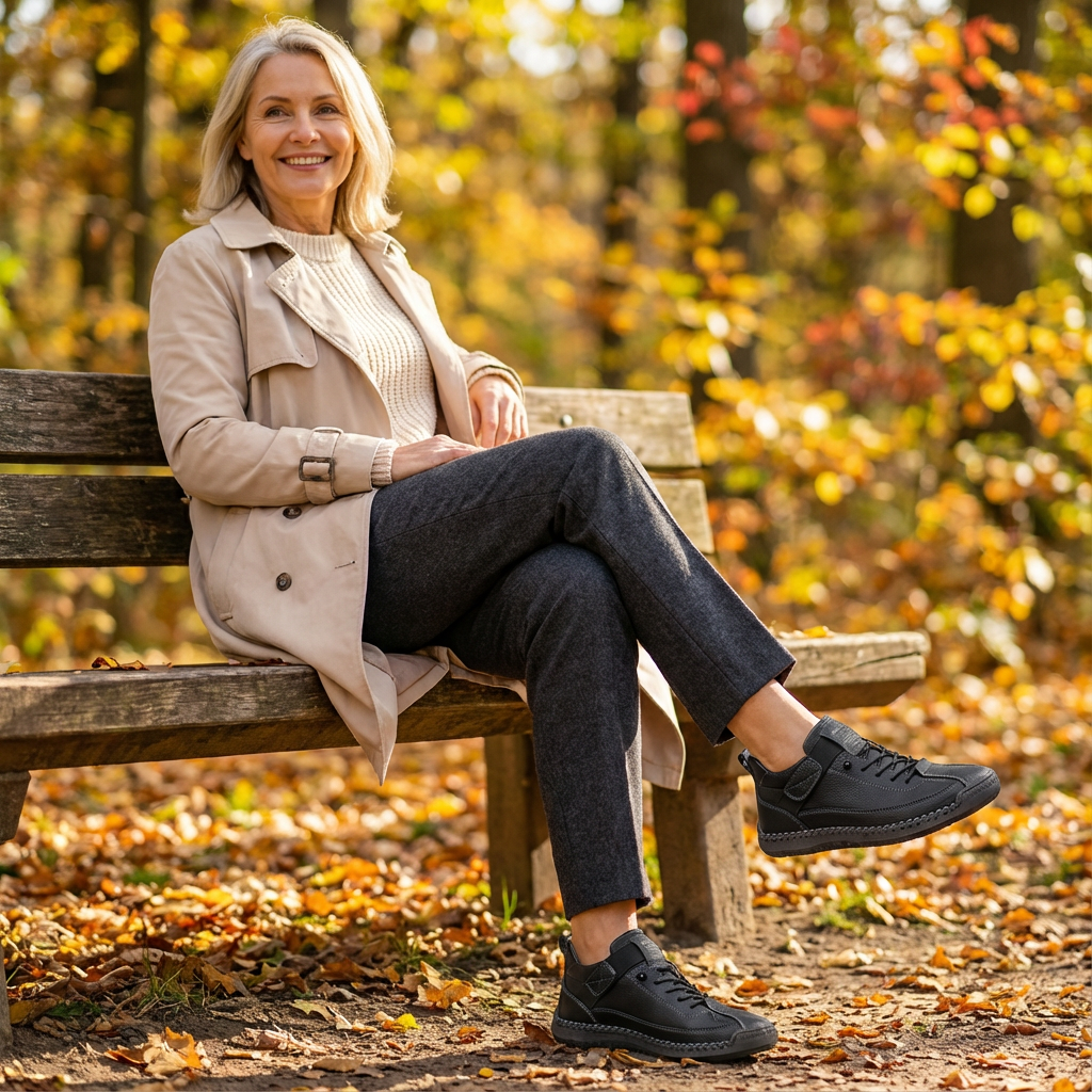 Darina – Ortopedické kožené tenisky